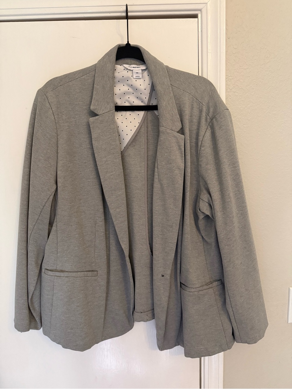Old Navy Light Gray Women's Open Front Blazer
